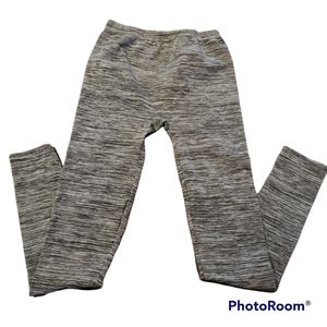 S/M leggings, full length, gray space dye
